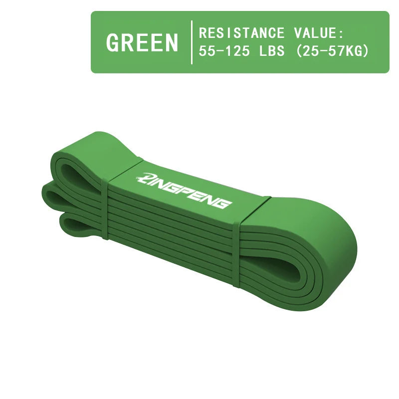 Gym Equipment Resistance Bands Elastic Fitness Bands Sport Exercise At Home Bodybuilding Rubber Leagues Portable Body Building