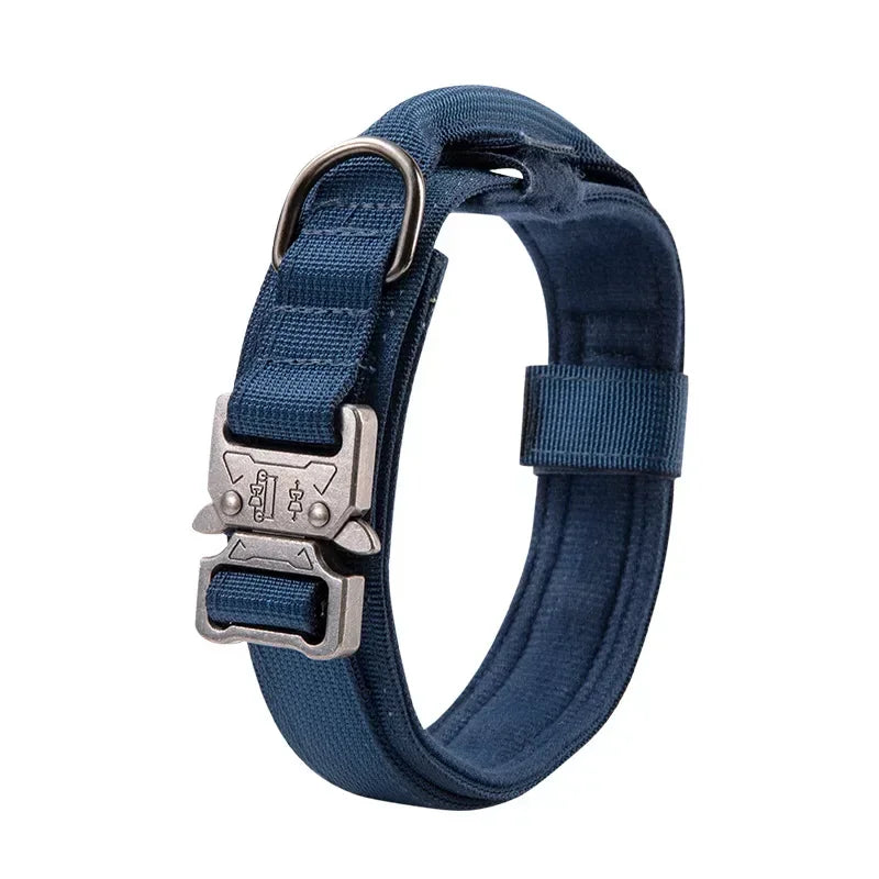 Outdoor Sports Style Tactical Dog Collar Usable Collar For Medium To Large Dogs With Traction Capability for Dog Training