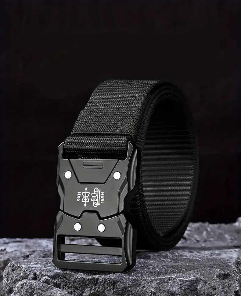 Tactical Waist Belt - Durable Automatic Buckle, Perfect for Outdoor Adventures, Unisex Accessories for Men and Women