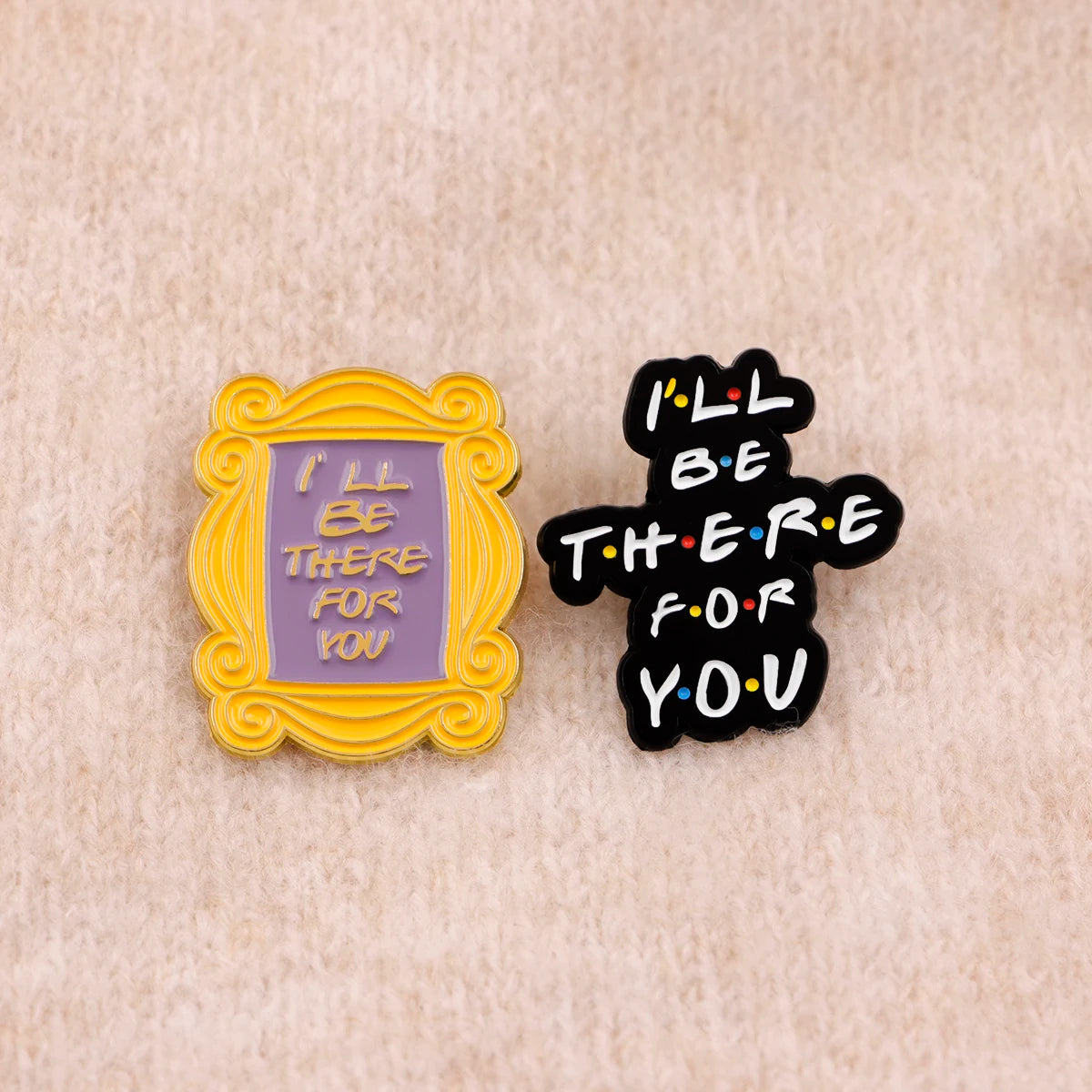 Friends Enamel Pin TV SHOW Funny Quotes Badges on Backpack Brooches Lapel Pin Cosplay Accessories Fans Gifts