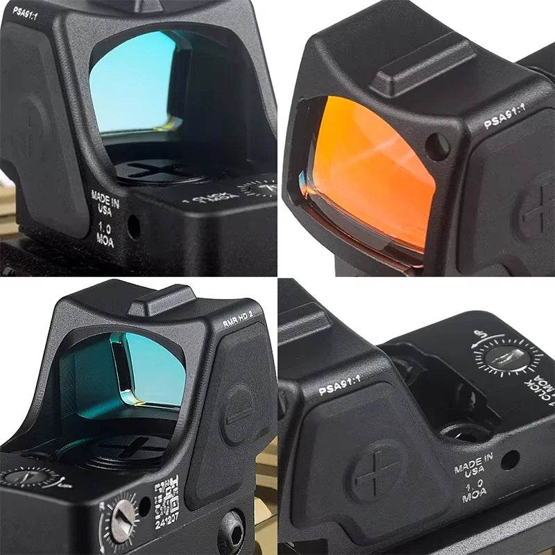 Tactical Trijic RMHD 3MOA Red Dot Sight Reflex Sight G Picatinny Rail/mount No Parallax HD Imaging Handgun Rifle Scopes