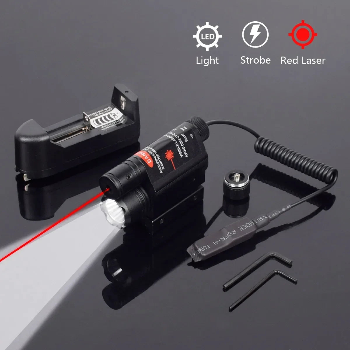 Tactical Weaponlight with Rem