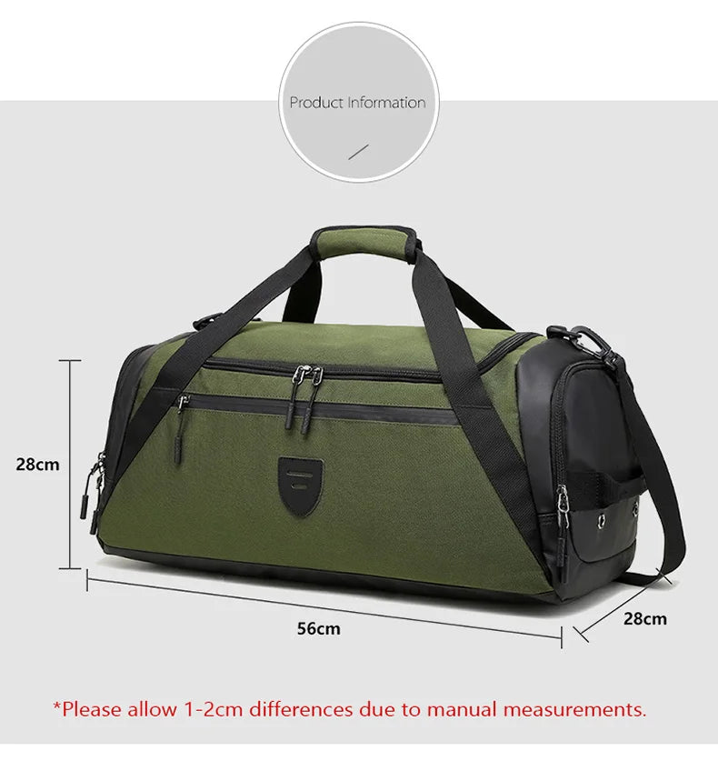 Outdoor Gym Bag For Men Women Dry Wet Separate Fitness Training Travelling Handbag Multifunction Sports Bags With Shoes XA260L