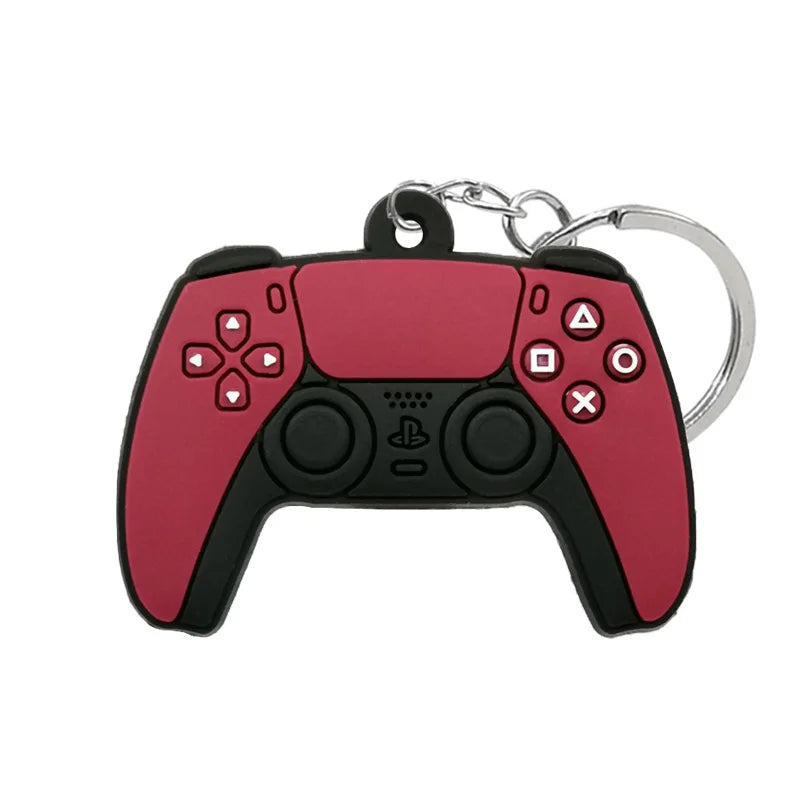1PCS Cute keychain Gamepad Game Controller Keyring fit Car Key Accessories Children Birthday Joypad Souvenir Friends Party Gifts