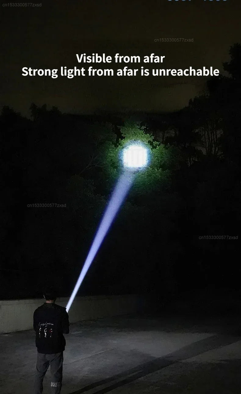 Xiaomi Strong Lighting ABS Flashlamp Charging Portable Outdoor Mini Flashlight Camping Hanging Telescopic Focus COB Side Lamp