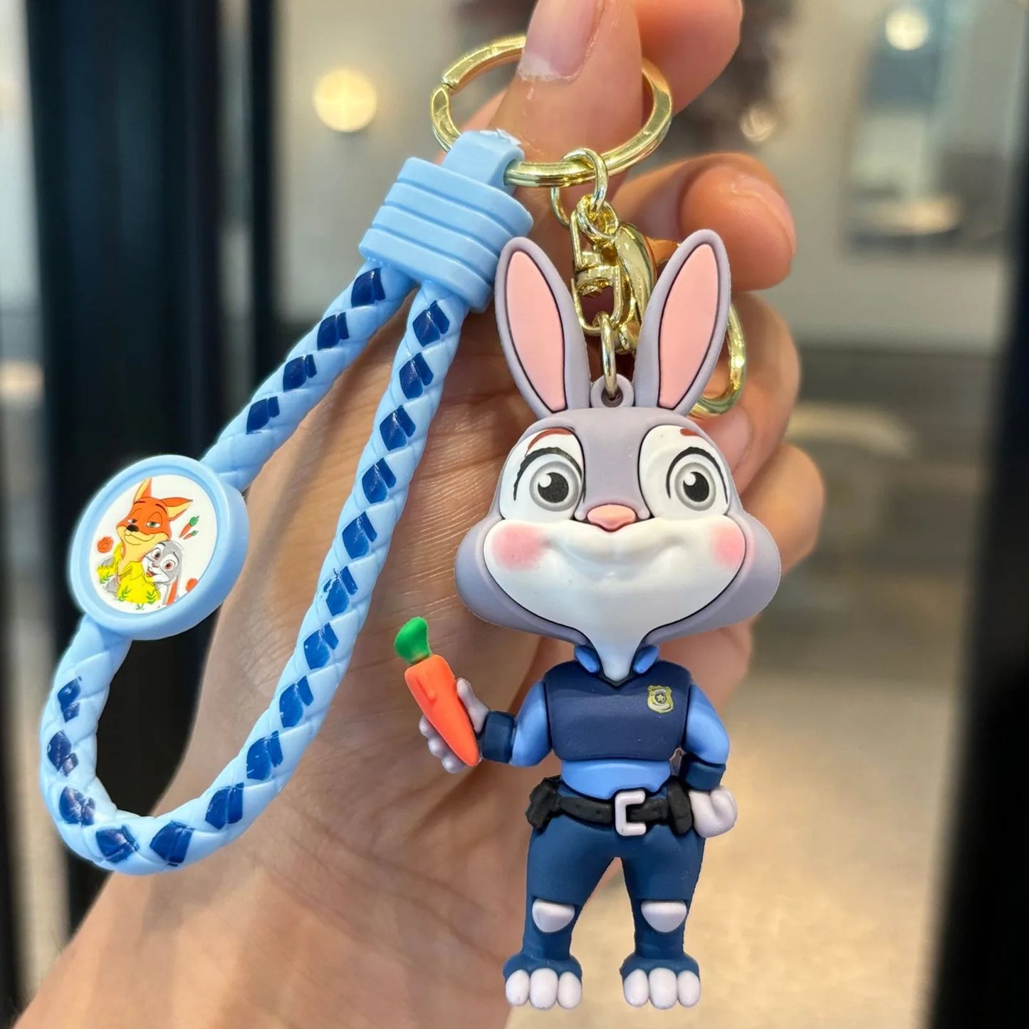 Wholesale Anime Disney Keychain New Mickey Mouse Minnie Lilo & Stitch Doll Keyring Ornament Key Chain Car Pendant Kid Toys Gifts