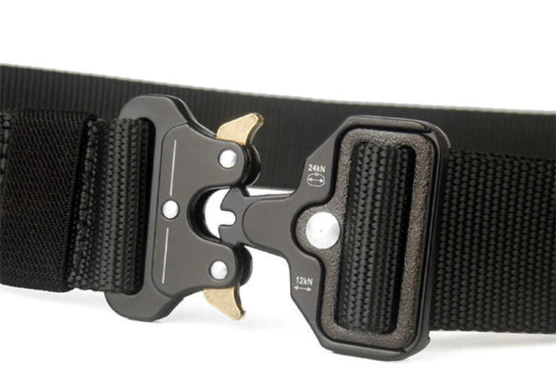 Tactical Waist Belt - Durable Automatic Buckle, Perfect for Outdoor Adventures, Unisex Accessories for Men and Women