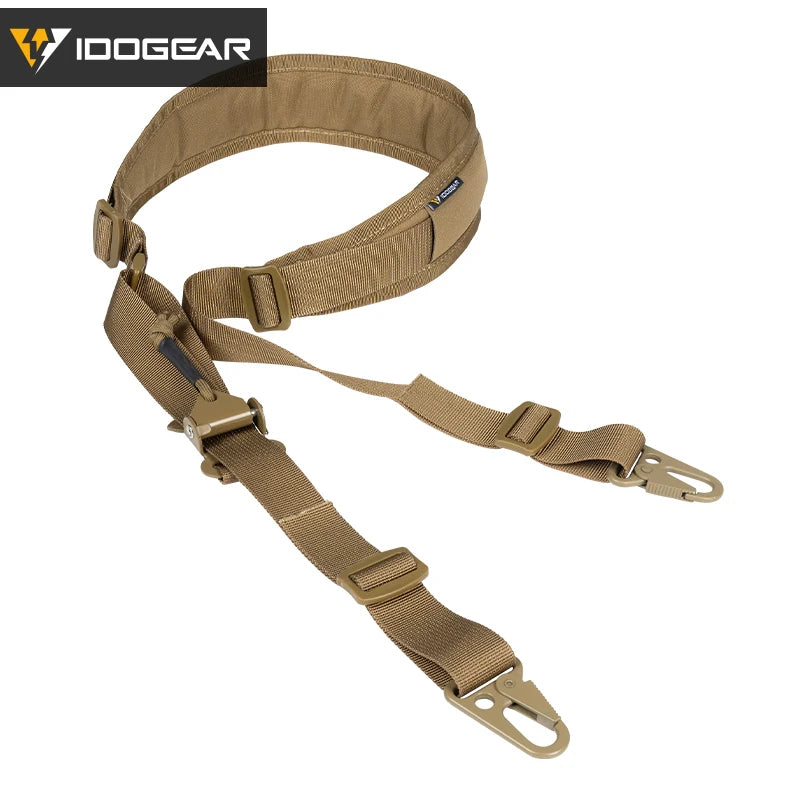 IDOGEAR Tactical R-ifle Sling Slingster 2 Point Hunting Quick Pull Ranger Green 3428