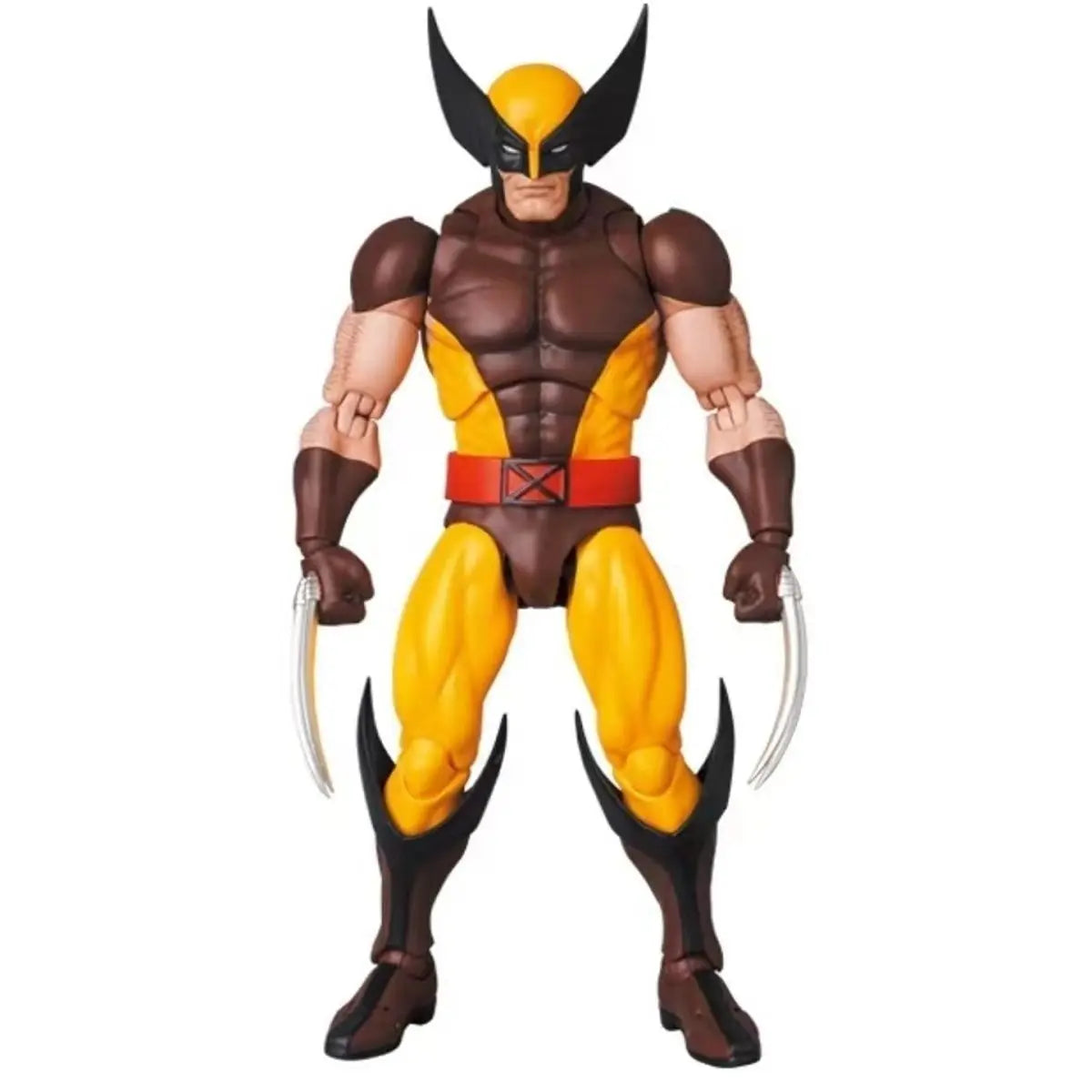 New CT Toys Mafex 96 Wolverine Figure Brown Comic X-Men Action Figure Mafex 138 Shf Anime Figurine Ko Model Toy Gifts