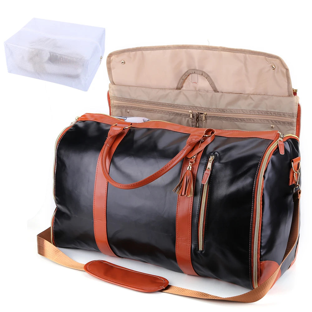 Foldable Luggage Travel Bag Gym Fitness Handbags for Women Men Outdoor Sports Shoulder Large Storage Training Long Distance Bag