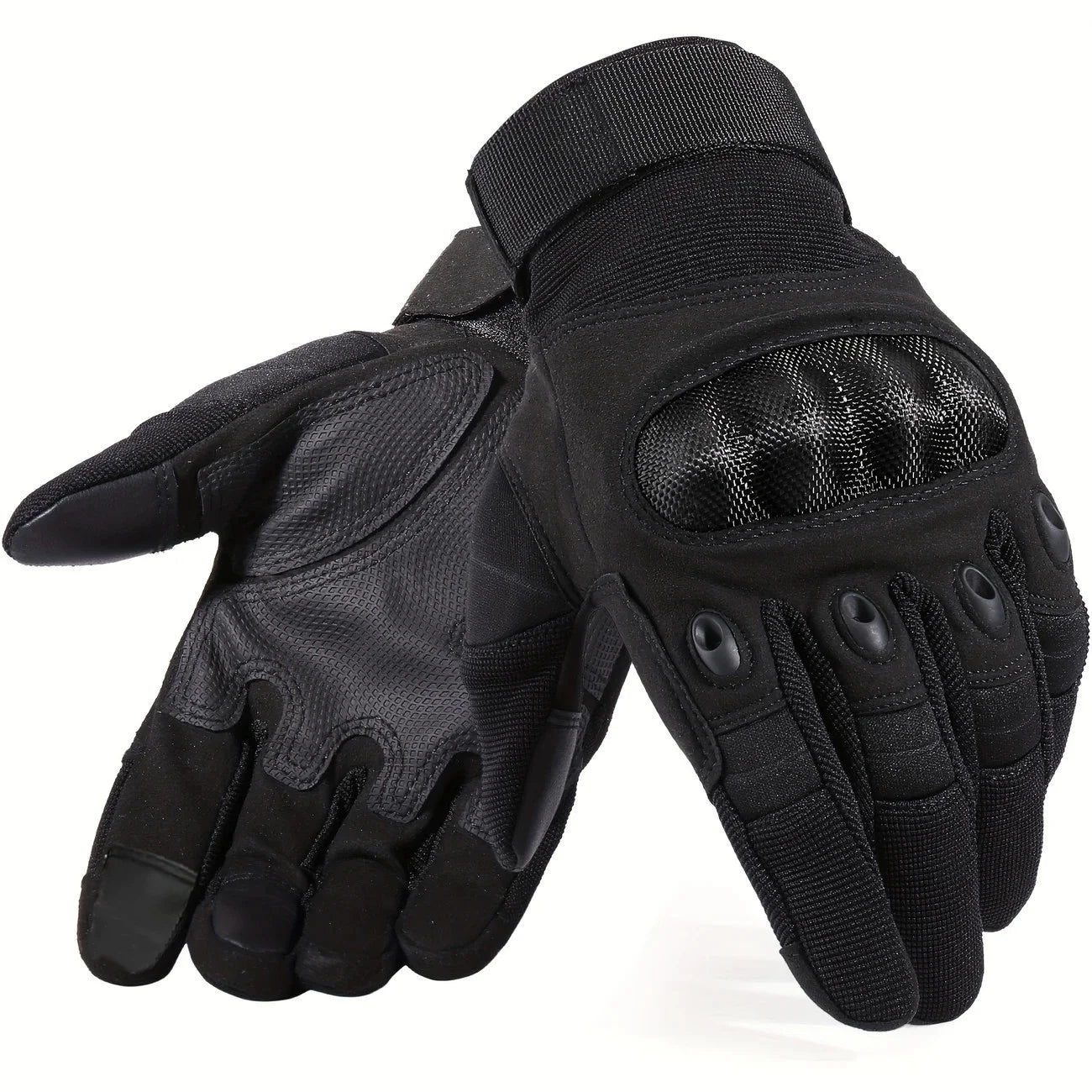 Tactical Gloves Men Full Finger Gloves Touchscreen and Palm Anti-Slip, Durable Gloves Ideal for Outdoor Training Hunting Hiking