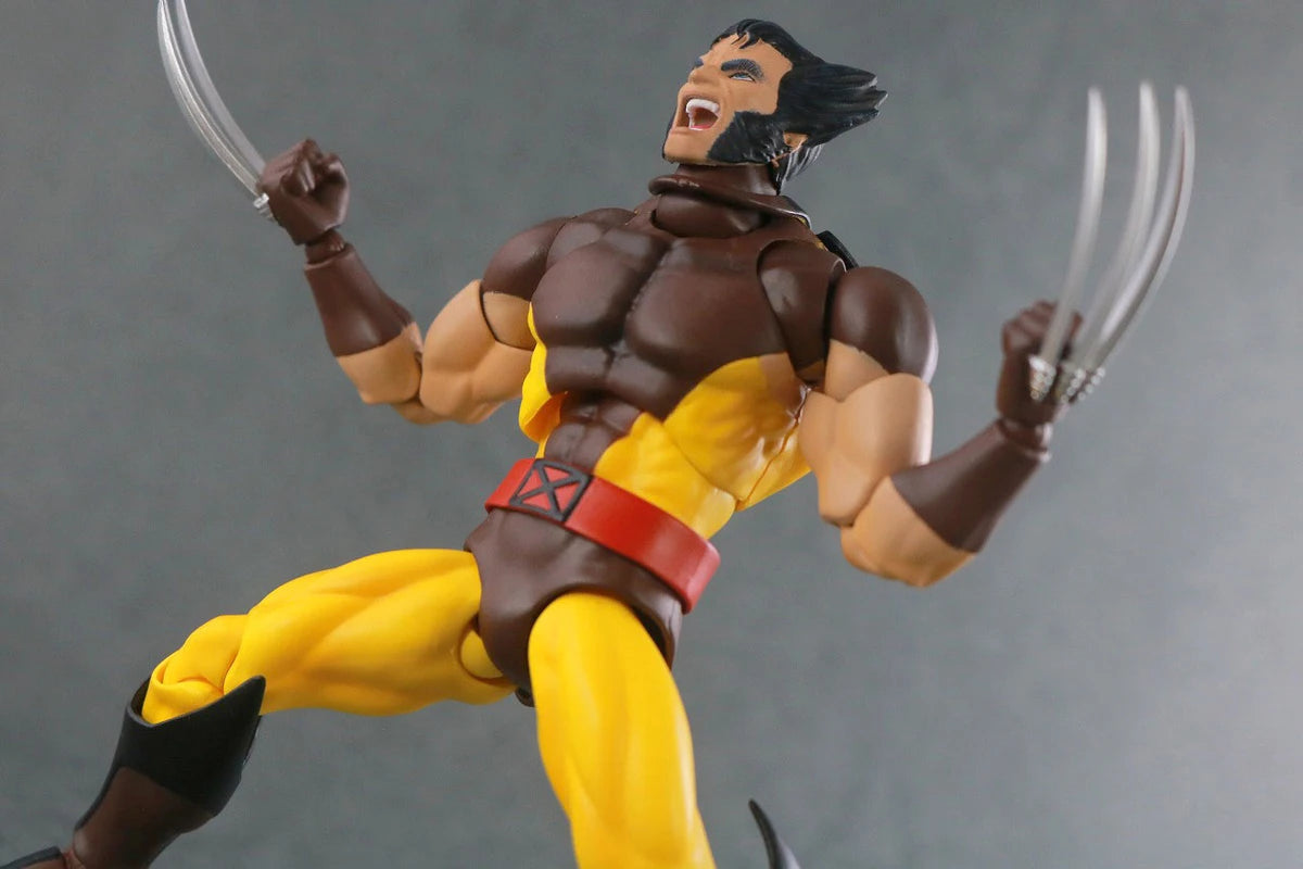 New CT Toys Mafex 96 Wolverine Figure Brown Comic X-Men Action Figure Mafex 138 Shf Anime Figurine Ko Model Toy Gifts