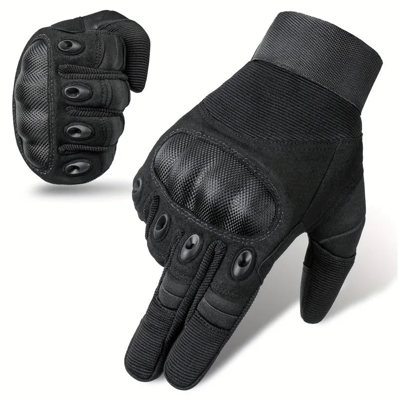 Tactical Gloves Men Full Finger Gloves Touchscreen and Palm Anti-Slip, Durable Gloves Ideal for Outdoor Training Hunting Hiking