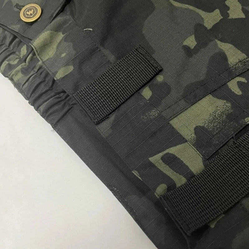 Tactical Suit Set Men Hunting Training Shirt Pants 2 Piece Sets Outdoor Uniform Camouflage Quick-dry Ripstop Clothing Hiking