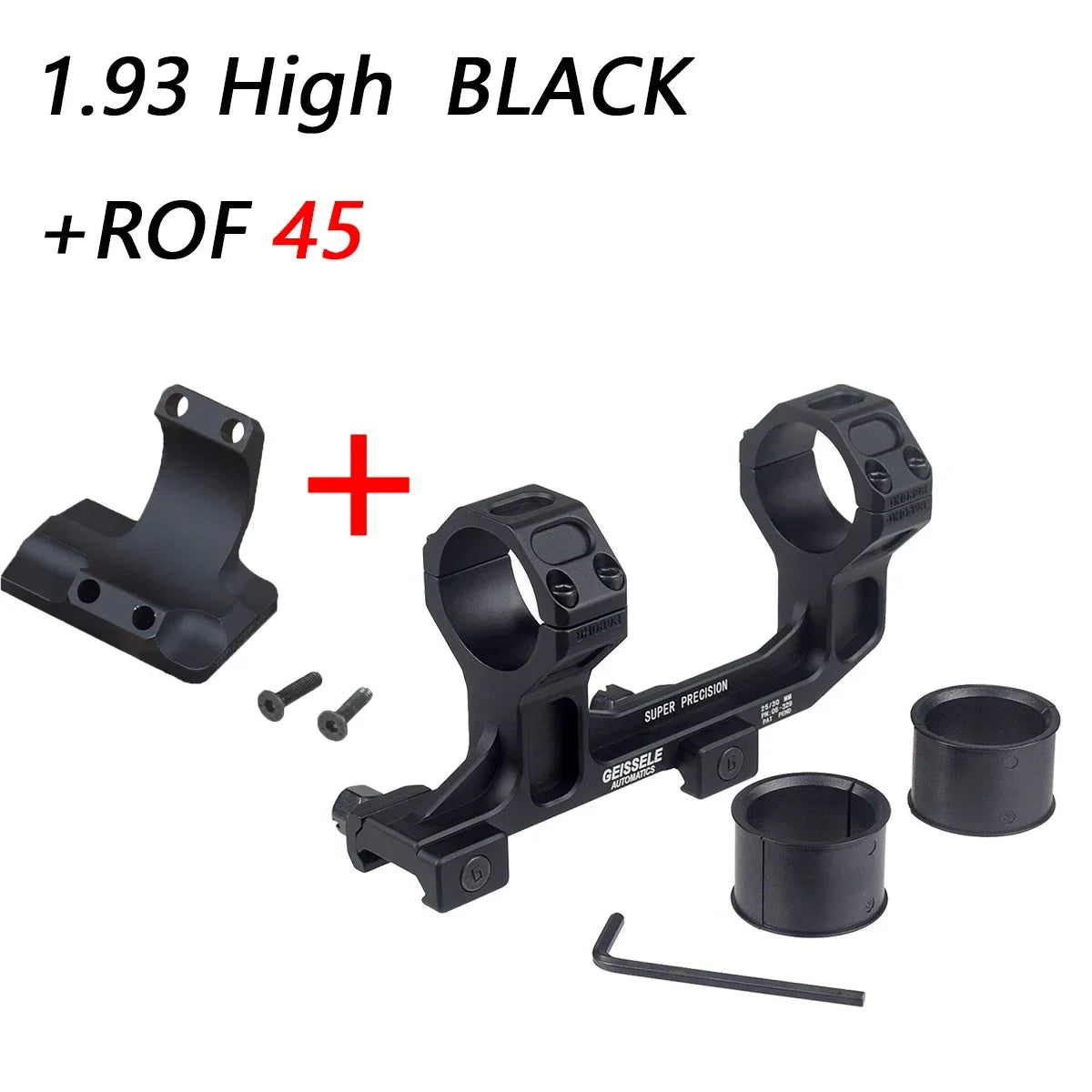 GEISSELE Cantilever Rifle Sight Scope High Low Mount Profile 20mm Picatinny Rail Base Super Precision 25.4mm 30mm Rings AR15 M4