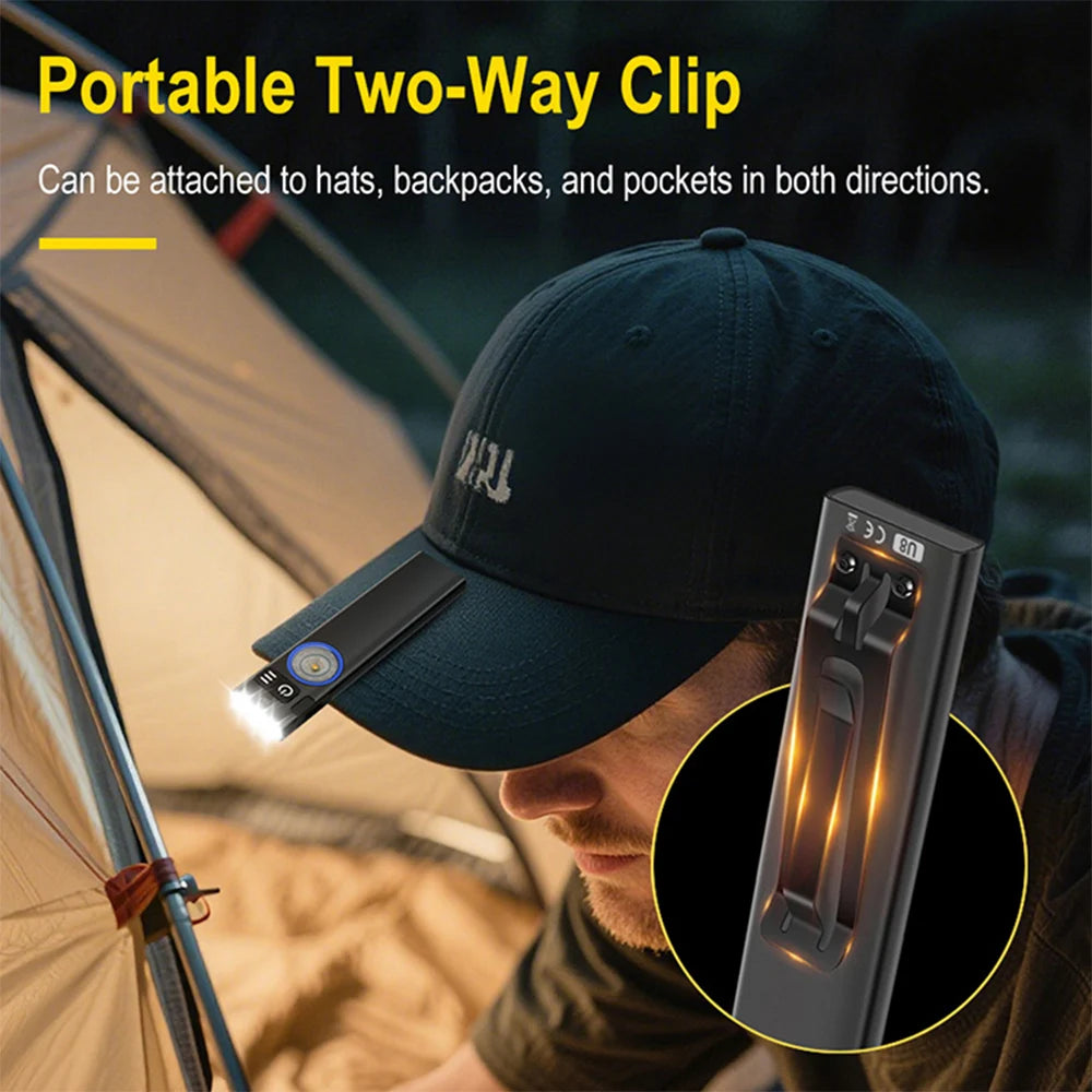 Powerful LED Flashlight Portable Super Bright Torch Multilight lllumination Type-C Charging Long Range Lantern Multi-purpose