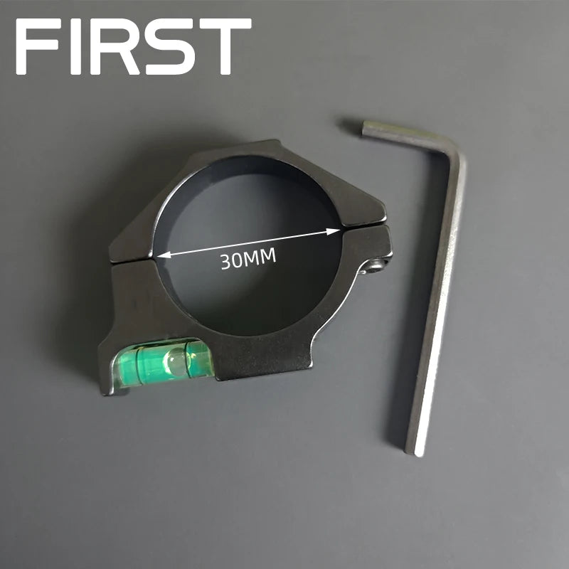 Rifle Optic Scope Mount 25.4mm/30mm Rings Mount with Bubble Level fit 20mm Picatinny Rail for Tactical Hunting rifle Aimng Base