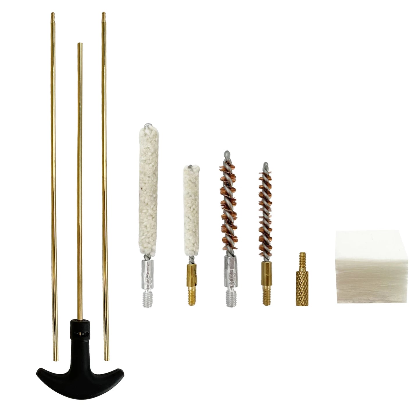 Rifle Gun Barrel Cleaning Kits for .177/.22 (4.5/5.5mm) Caliber, Bore Brush,Pistols Airgun Gun Care Cleaning Rod Brush Set