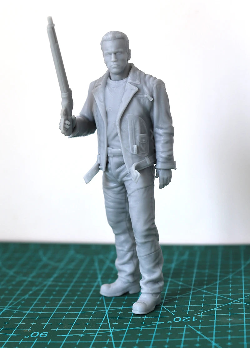 1/24 75mm 1/18 100mm Resin Model Terminator T-800 Figurine Unpainted Unassembled RW-021