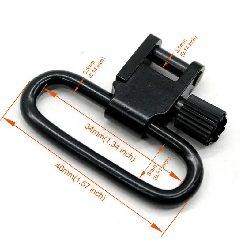 Outdoor QD Hunting Sling Swivel Two Point Sling Strap Belt Buckle Mlok Quick Detachable Gun Mount Ring Rifle Ar15 Accessories