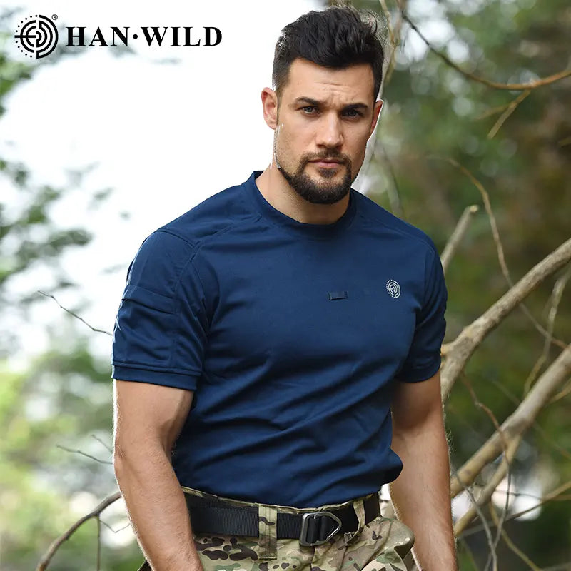 Tactical Shirt Airsoft T-shirts Men Clothing Quick Dry Outdoor Hiking Camping Combat Shirts Sports Trainning Hunting Outfit