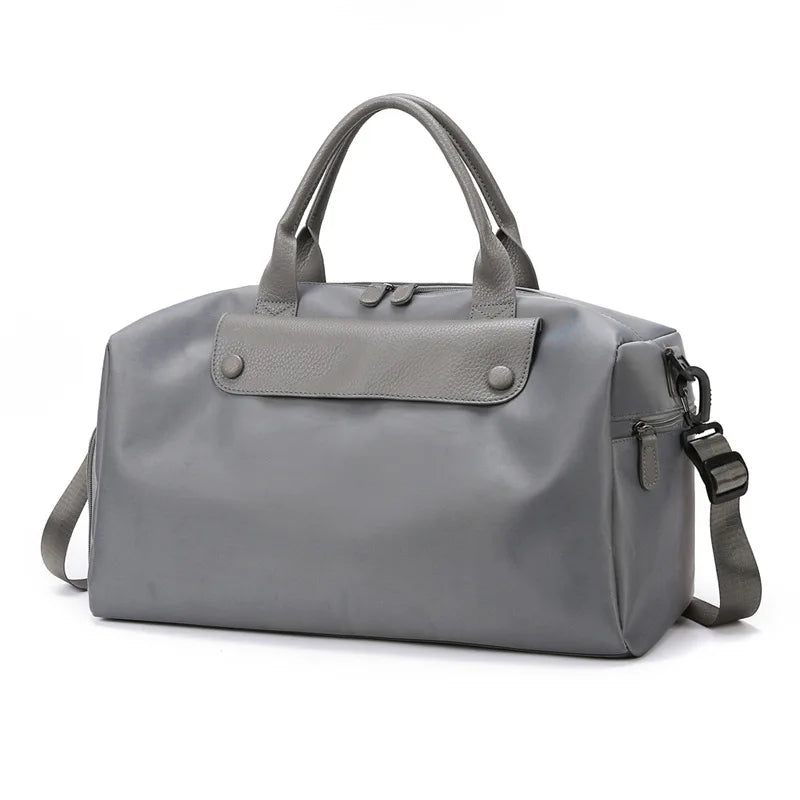 Sports Gym Bag for Women Travel Duffle Bag with Shoe Compartment & Wet Pocket Fitness Weekender Overnight Luggage Yoga Bag