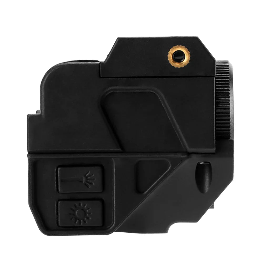 Richfire Police Flashlight 600LM and Laser Combo Sight Pistol Magnetic Charging Torch with Built in Lithium Battery