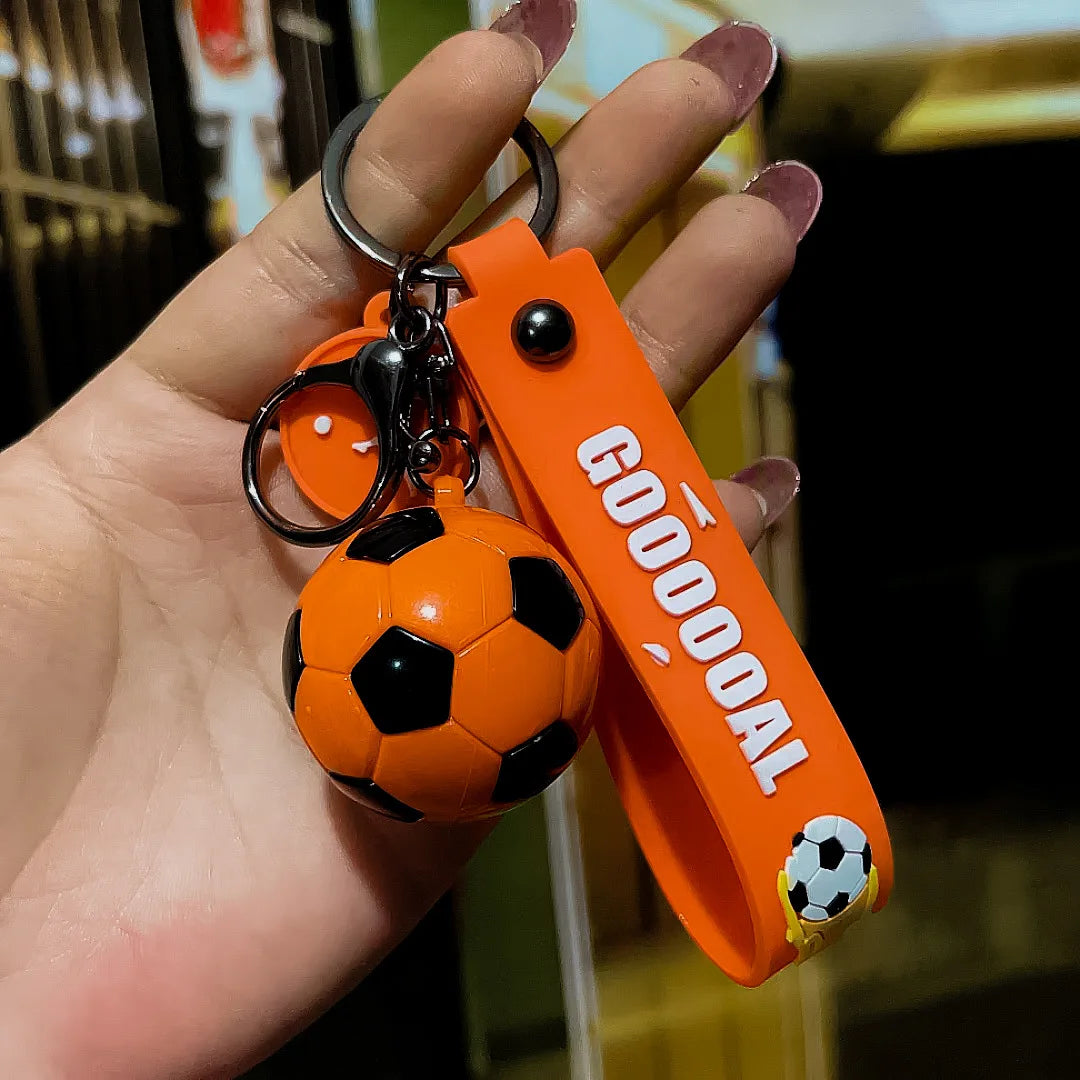 Football Fans Game Football Key Chain Exquisite Football Fashion Backpack Pendant Car Key Chain Accessories Gift For Men Women