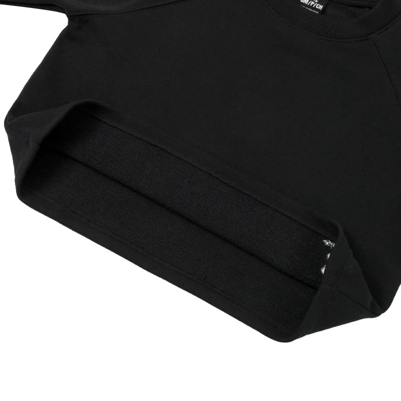 Underarmour)/Ua Round Neck Sweatshirt for Women Crop Terry Ls Btg Fashionable Loose and Comfortable Sports Casual Bottoming Shirt 1378650-001