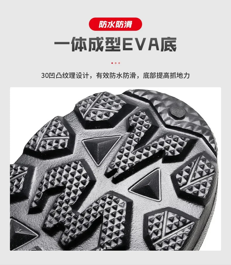 Outdoor Sports Men Boots Spring Waterproof Shoes for Men Light Rain Boots Fishing Boots Winter Snow Boots New Work Boots 2024