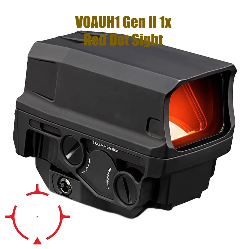 Gen II 1x Red Dot Sight Collimator Integrated Quick Lock Release Mount