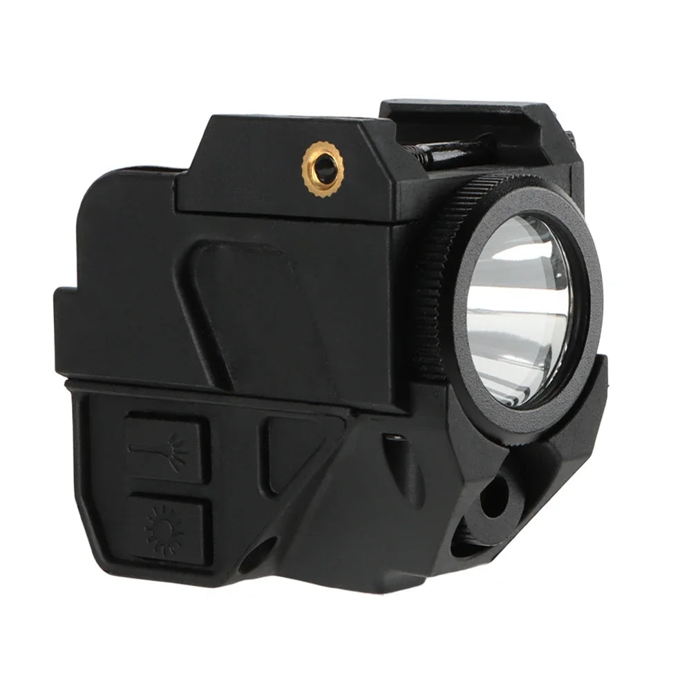 Richfire Police Flashlight 600LM and Laser Combo Sight Pistol Magnetic Charging Torch with Built in Lithium Battery