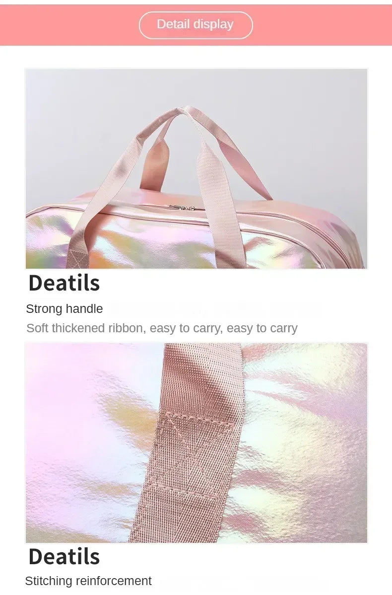 Women's gym travel bag large capacity handbag shoulder bag dry and wet separation sports fitness bag leisure luggage bag