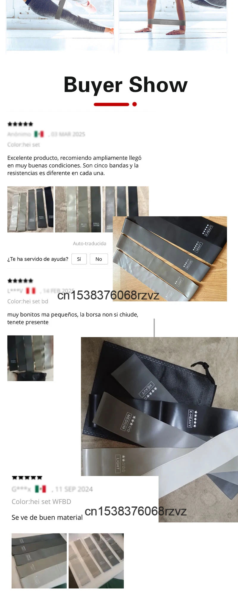 Gray Color Fitness Workout Training Resistance Bands Home Yoga Sport Resistance Bands Stretching Elastic Pilates Gym Equipment