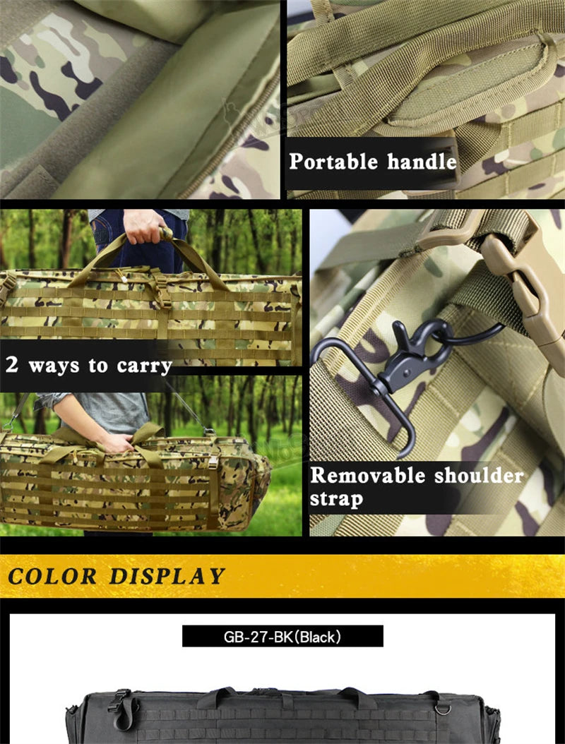 ERQYGRA Tactical Hunting Fishing Camping Bag 249 Rifle 115cm Equipment Hiking Outdoor Sports Paintball Shooting Accessories