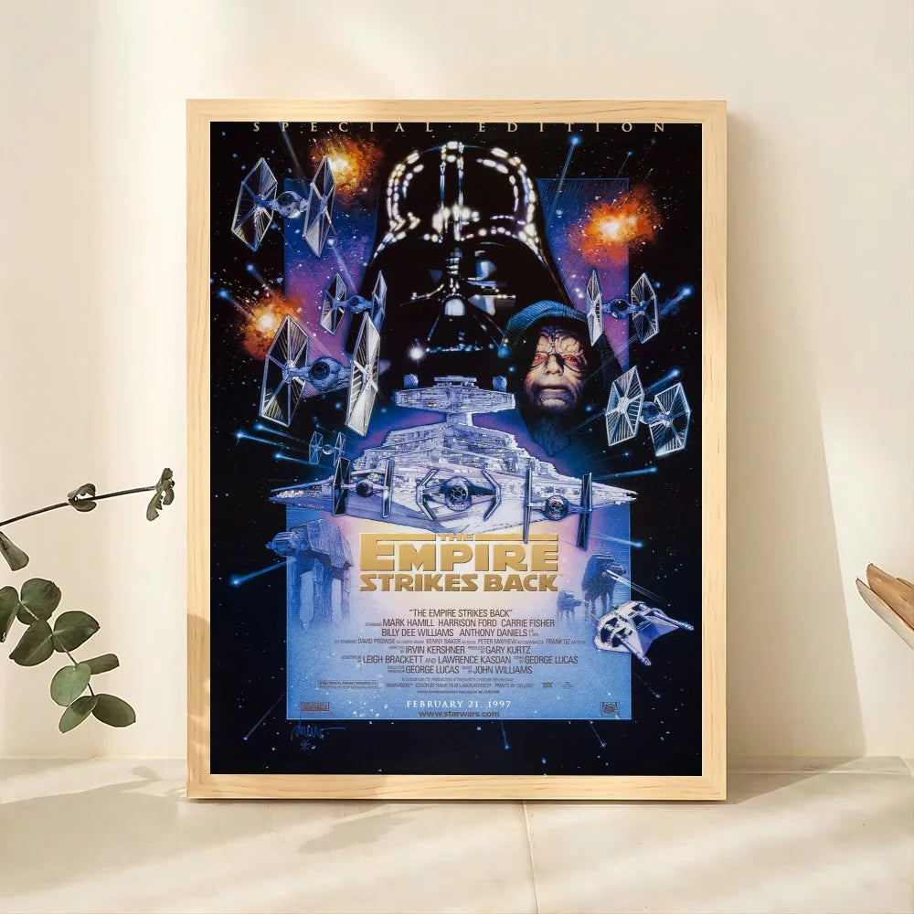 1pc Star Wars Poster Bedroom Posters Bar Coffee Tube Art Hanging Paintings Living Room Decor
