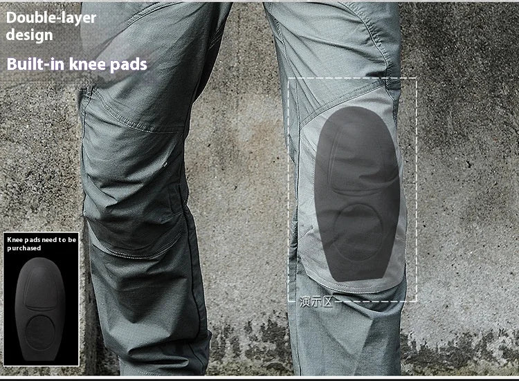 Tactical pants Men's slim-fit training pants Waterproof spring and fall outdoor overalls assault pants