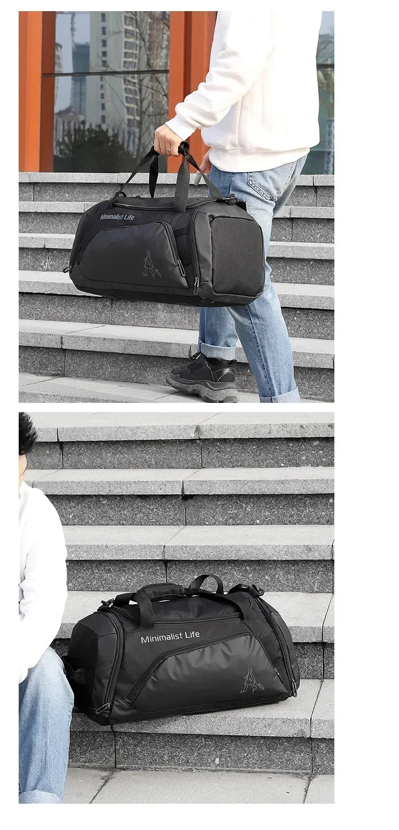 Sports Bag Gym Bag Waterproof Training Fitness Bags Durable Multifunctional Handbag Outdoor Sporting Swimming Tote