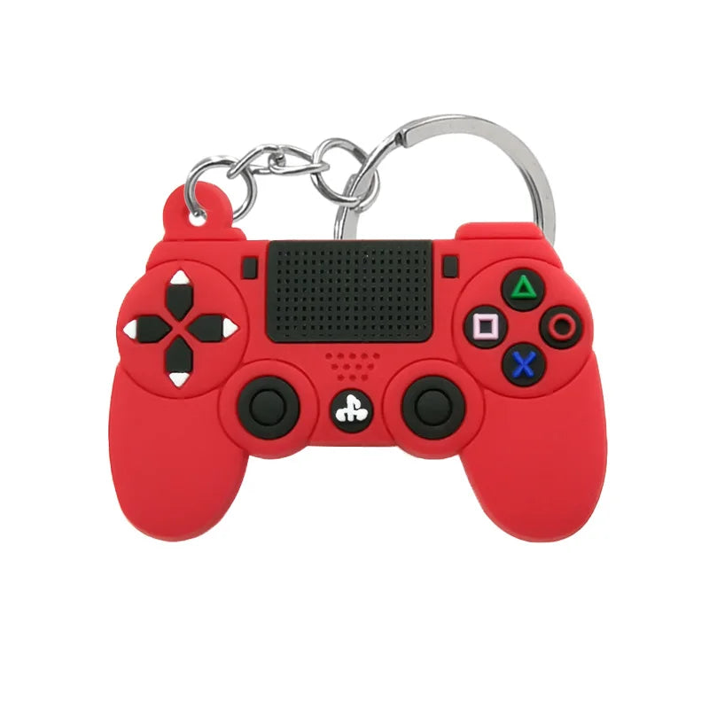 1PCS Cute keychain Gamepad Game Controller Keyring fit Car Key Accessories Children Birthday Joypad Souvenir Friends Party Gifts
