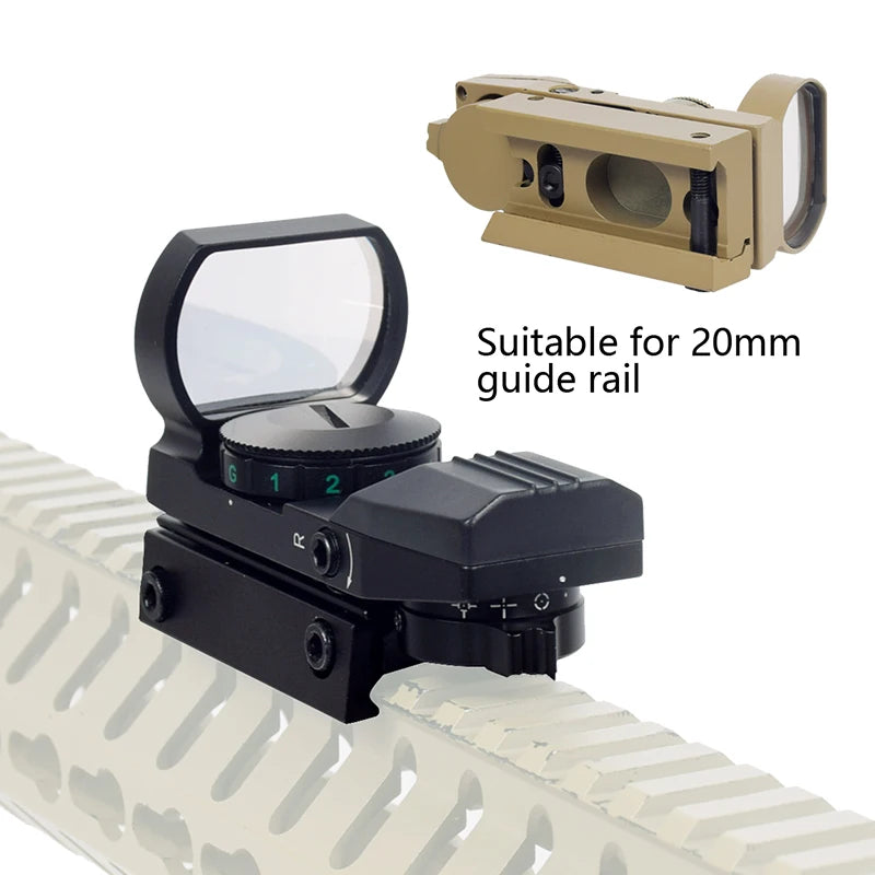 Optical Red Dot Sight Outdoor Shooting Reflex Pisto Rifle Scope Holographic Hunting Riflescope Ar15 M4 M16 Tactical Accessory
