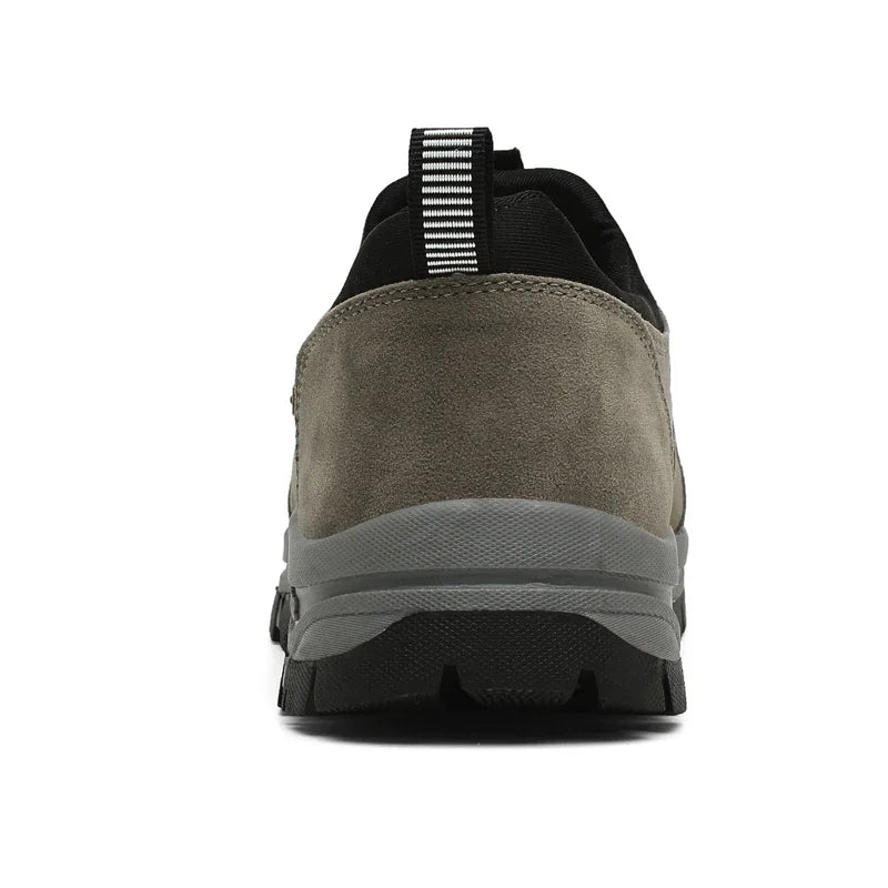 Outdoor Shoe Men Sneakers Sping Slip On Casual Men Shoes Breathable Suede Leather Shoe Anti-skid Walking Shoe Hot Sale Footwear