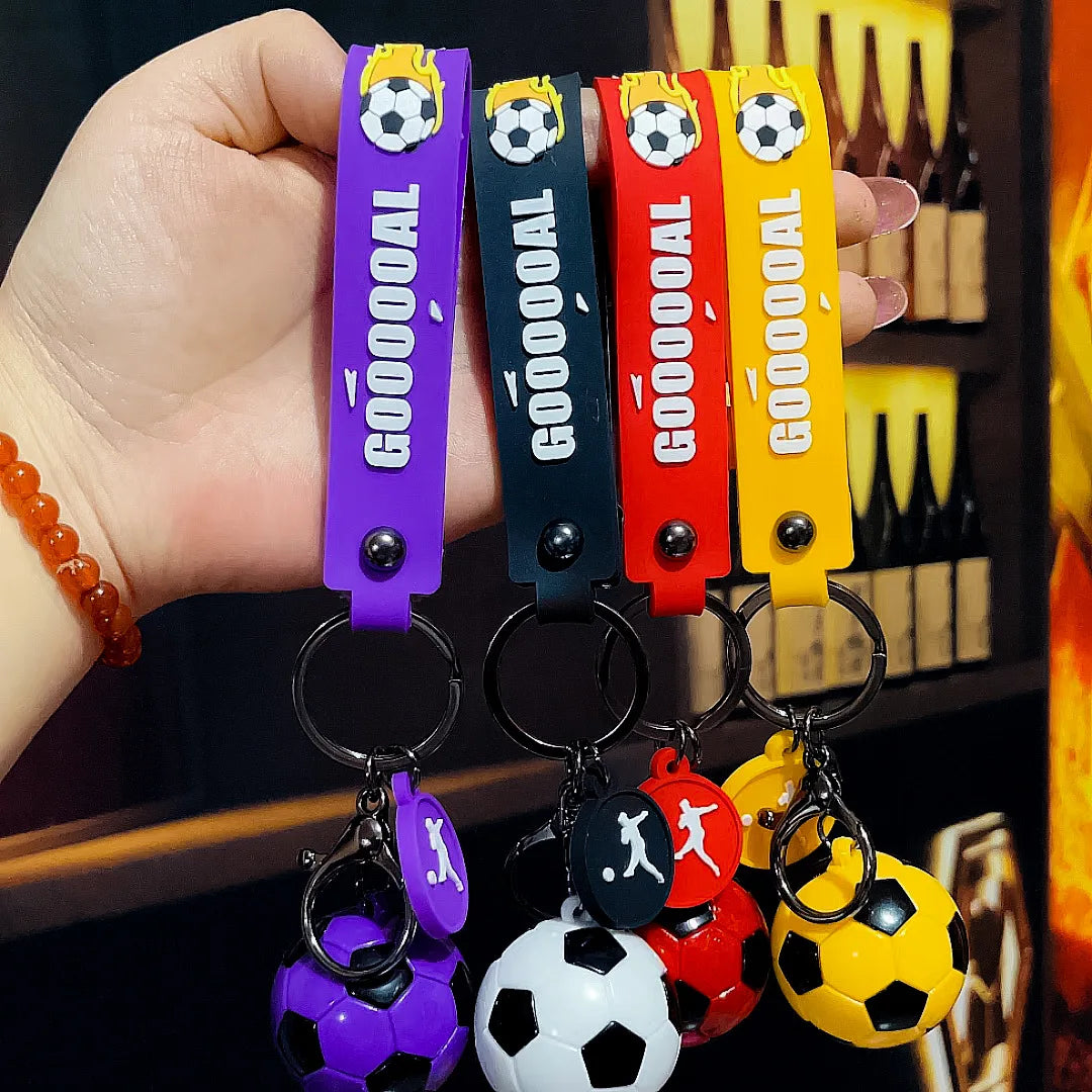 Football Fans Game Football Key Chain Exquisite Football Fashion Backpack Pendant Car Key Chain Accessories Gift For Men Women
