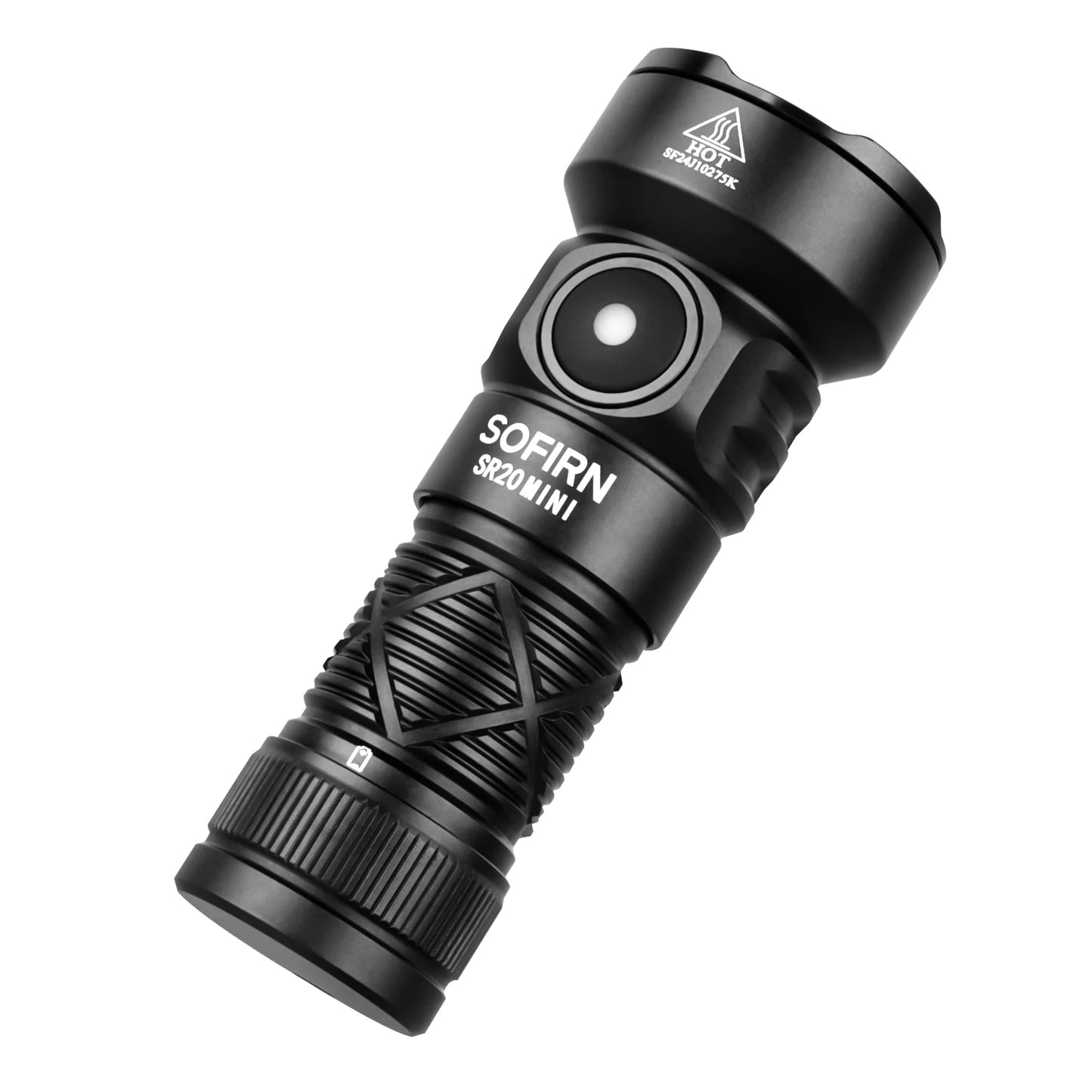 Sofirn SR20 MINI 1200lm Flashlight 18350 White and Red LED Light for Camping, Hunting, and Emergency Situations IP68 Waterproof