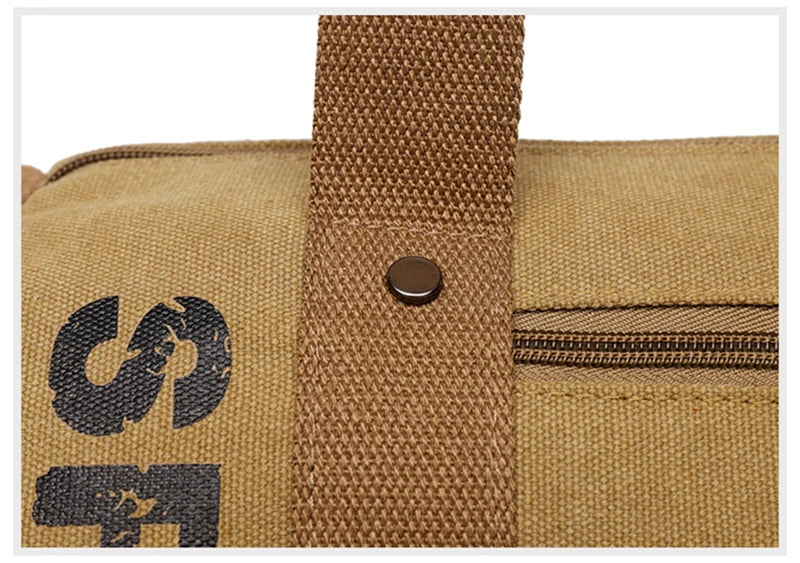 Gym Bag for Man Canvas Sports Fitness Tote Travel Luggage Handbag Outdoor Shoulder Duffle Training Tactical Bag Male Rucksack