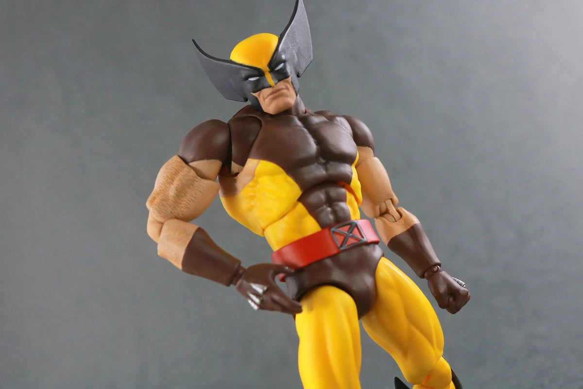New CT Toys Mafex 96 Wolverine Figure Brown Comic X-Men Action Figure Mafex 138 Shf Anime Figurine Ko Model Toy Gifts