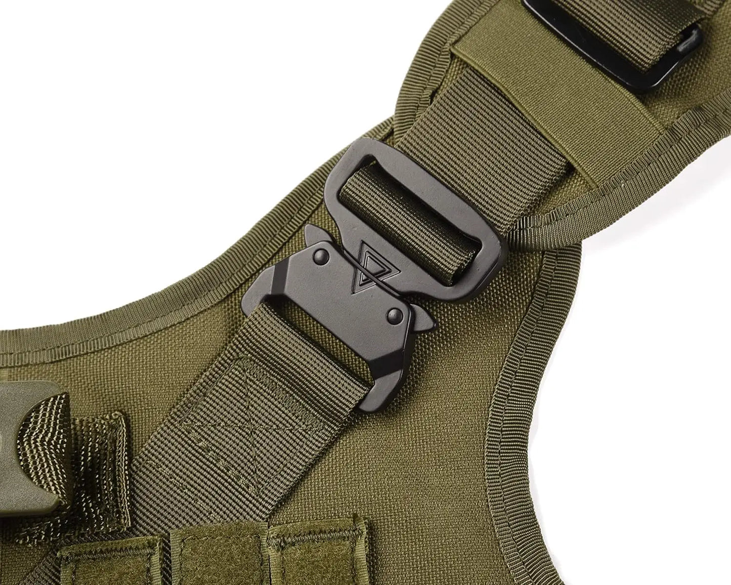 Tactical Dog Harness for Large, Heavy Duty Pet with Handle, Service Vest, Adjustable Military Dog Vest for Training Walking