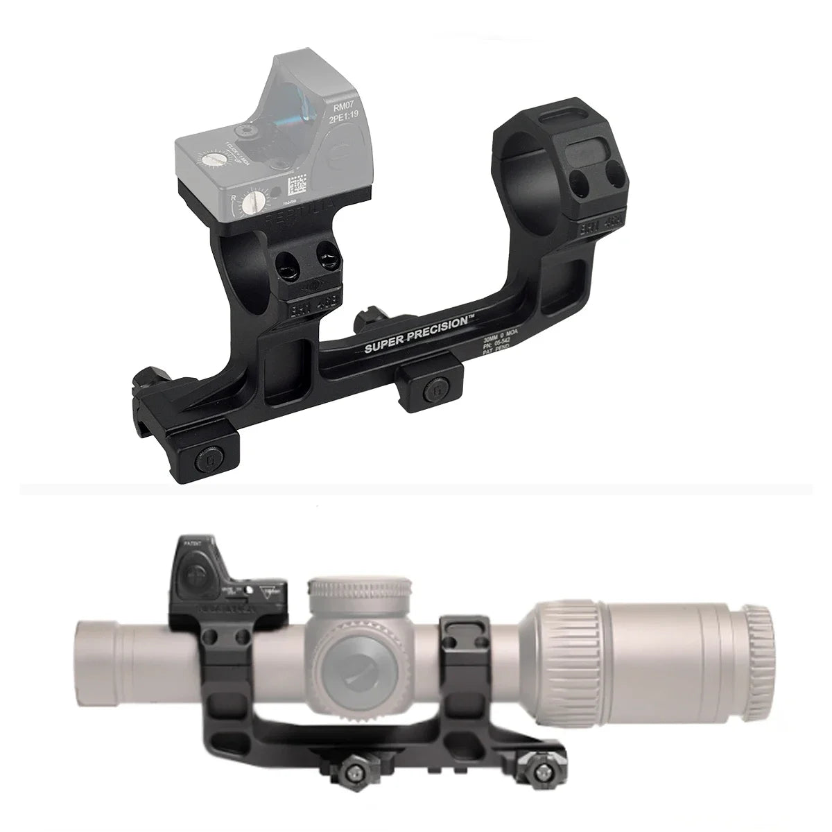 GEISSELE Cantilever Rifle Sight Scope High Low Mount Profile 20mm Picatinny Rail Base Super Precision 25.4mm 30mm Rings AR15 M4