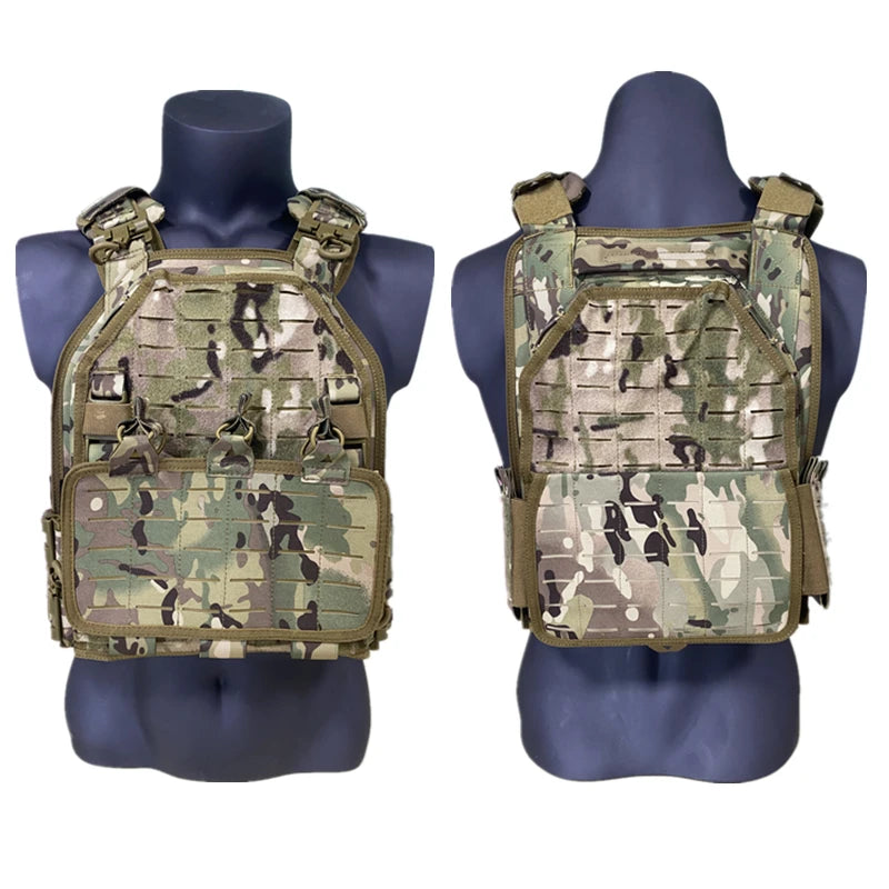 Tactical vest outdoor hunting waterproof paintball equipment Transport equipment lightweight and quickly removable laser cutting