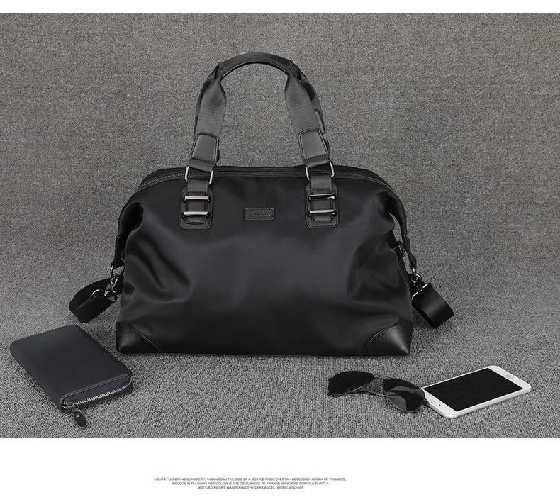 Gym Bag Men Hand-Held Luggage Bag Short Distance Large Capacity Travel Luggage Bag Business Trip Lightweight Travel Bag Leisure