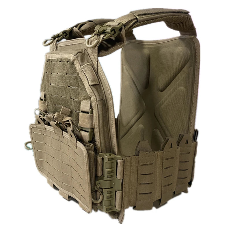 Tactical vest outdoor hunting waterproof paintball equipment Transport equipment lightweight and quickly removable laser cutting